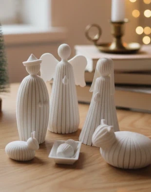 Presépio de Natal minimalista Branco Novo. Decoração de Natal, marque: Presepio, état: Neuf sans étiquette, 9,70 €, 10,89 € Protection acheteurs incluse