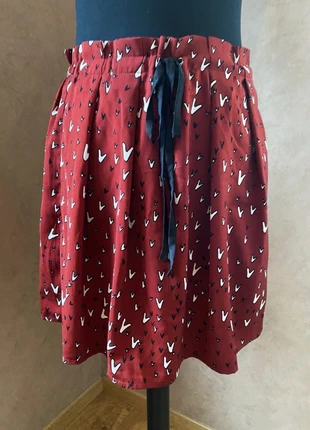 Jupe Grace & Mila bordeaux à motifs cœurs T38 – Neuve, marke: Grace & Mila, zustand: Neu, größe: M / 38 / 10, 17,00 €, 18,55 € inklusive Vinted-Käuferschutz