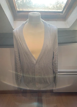 Cardigan home XL gris torsadé en maille vintage, marque: Vintage Dressing, état: Très bon état, taille: XL, 20,00 €, 21,70 € Protection acheteurs incluse