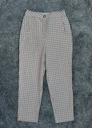 Perfect Condition Topshop Brown Checked Trousers Size 8, brand: Topshop, condition: Very good, size: S / UK 8-10, £6.00, £7.00 includes Buyer Protection