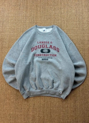 Russell Athletic crewneck gris Lanze G Douglass Construction print workwear USA 2000s L mixte #0284, marca: Russell Athletic, estado: Muy bueno, tamaño: L, 31,29 €, 33,55 € Protección al comprador Pro incluida