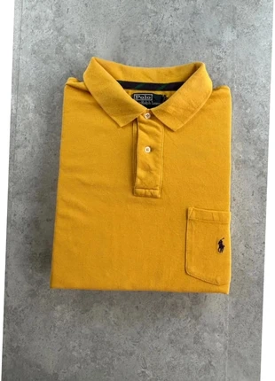 Polo Ralph Lauren homme vintage coton piqué | Jaune/Yellow logo Noir | Taille XL, marque: Ralph Lauren, état: Bon état, taille: XL, 16,15 €, 17,66 € Protection acheteurs (Pro) incluse