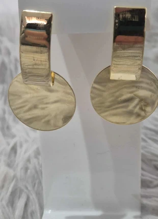Boucles d’oreilles dorées – Pastilles martelées élégantes, marque: Tendance, état: Neuf sans étiquette, 5,99 €, 6,99 € Protection acheteurs incluse