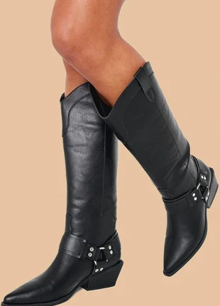 Elegantes Botas cowboy altas negras nuevas #39 de 64€, marque: Miashoes, état: Neuf sans étiquette, taille: 39, 29,99 €, 32,19 € Protection acheteurs incluse
