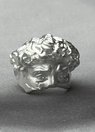 Bague vintage visage en acier inoxydable, marque: CHROME, état: Neuf sans étiquette, taille: Ajustable, 10,00 €, 11,20 € Protection acheteurs (Pro) incluse