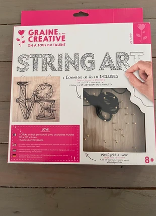 String art motif à tisser, brand: Graine Créative, condition: New without tags, size: 8 years / 128 cm, €8.00, €9.10 includes Buyer Protection