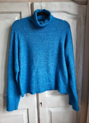 Pull col roulé, Pièce, bleu, Taille L, marque: Pieces, état: Bon état, taille: L / 40 / 12, 4,00 €, 4,90 € Protection acheteurs incluse