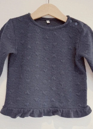 Blauwe pull lange mouwen, marque: Zeeman, état: Bon état, taille: 18-24 mois / 86 cm, 1,00 €, 1,75 € Protection acheteurs incluse