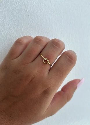 Bague noeud doré en acier inoxydable, condizioni: Ottime, taglia: Regolabile, €7.50, €8.58 include la Protezione acquisti Pro