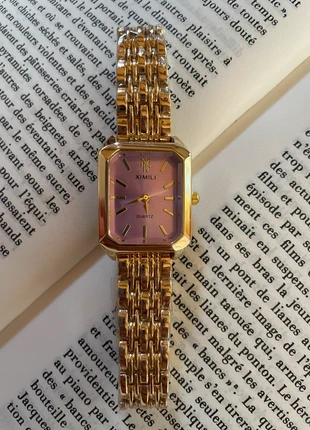 Montre à quartz pour femme rose et dorée, marke: Quartz, zustand: Neu, mit Etikett, größe: Einheitsgröße, 10,00 €, 11,20 € inklusive Vinted-Käuferschutz