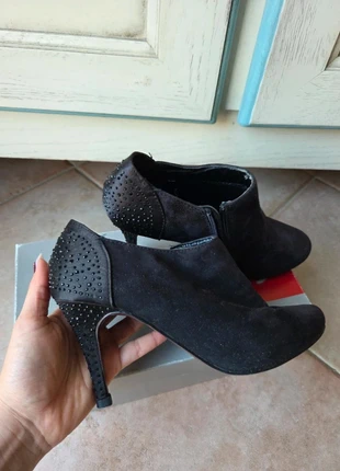 Bottines à talons à strass Instinct de mode, marque: Instinct De Mode, état: Bon état, taille: 37, 5,00 €, 5,95 € Protection acheteurs incluse