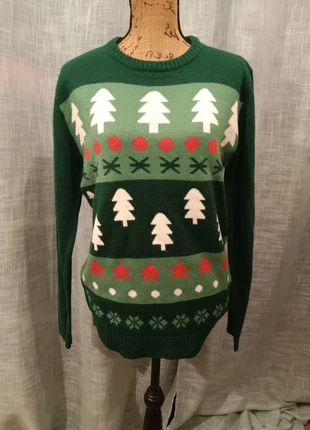 Pull de Noël, brand: Pull jersey, condizioni: Ottime, taglia: L / IT 44 / EU 40, €6.00, €7.00 include la Protezione acquisti