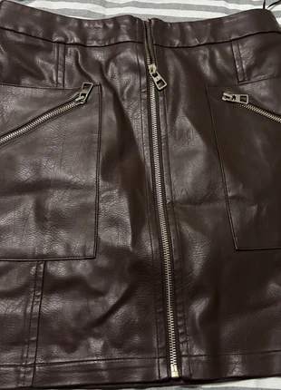 Brown Faux leather skirts, brand: F&F, condition: New without tags, size: S / UK 8-10, £3.00, £3.85 includes Buyer Protection