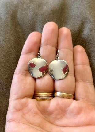 Boucles d’oreilles disques en argent massif, marca: Argent, estado: Muito bom, €20.50, €22.23 inclui Proteção do Comprador Pro