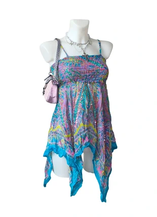 💖y2k 2000s asymmetric vintage top💖, marque: y2k, état: Très bon état, taille: S / 36 / 8, 18,00 €, 19,60 € Protection acheteurs incluse