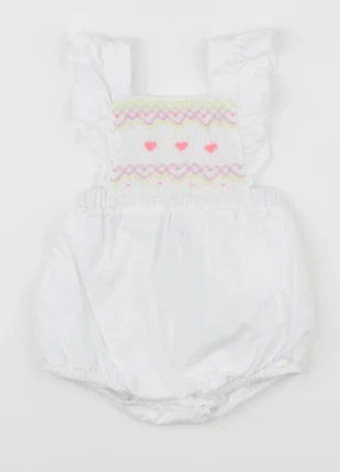 Barboteuse bébé Jacadi 6 mois Blanc motifs colorés, marke: Jacadi, zustand: Neu, größe: 3-6 Monate / 62, 14,00 €, 15,40 € beinhaltet Vinted-Käuferschutz Pro