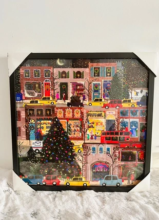 Peinture à l’huile, imprimée sur toile – Décoration de Noël, marque: Marche de noel, état: Neuf sans étiquette, 39,99 €, 42,69 € Protection acheteurs (Pro) incluse