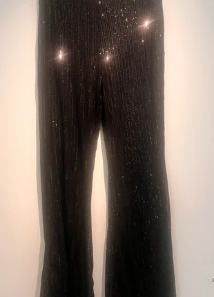 Pantalón de lentejuelas negro, marque: Made In Italy, état: Très bon état, taille: S / 36 / 8, 10,00 €, 11,20 € Protection acheteurs incluse
