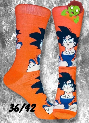 Chaussettes Dragon Ball Goku orange unisexes taille 36-42, marque: Dragon Ball, état: Très bon état, taille: 42, 3,00 €, 3,85 € Protection acheteurs incluse
