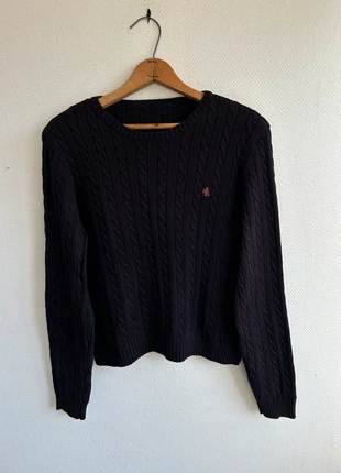Pull Torsadé Ralph Lauren Violet 📏 M, marque: Ralph Lauren, état: Très bon état, taille: M / 38 / 10, 32,00 €, 34,30 € Protection acheteurs (Pro) incluse