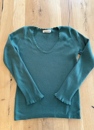 Pull côtelé, vert foncé, marque: Intemporel, état: Très bon état, taille: Taille unique, 5,00 €, 5,95 € Protection acheteurs incluse