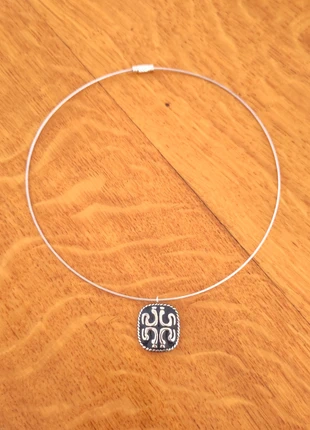 Ronde ketting met unieke vintage hanger | Scandinavian Retro Design | 1960s, marca: Vintage Dressing, estado: Muito bom, €5.00, €5.95 inclui Proteção do Comprador