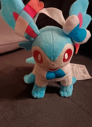 Peluche Pokémon Sylveon Nymphali Bleu & Blanc env. 20 cm 🌟, brand: Pokémon, condition: Very good, size: Preemie, up to 44cm, €7.99, €9.09 includes Buyer Protection