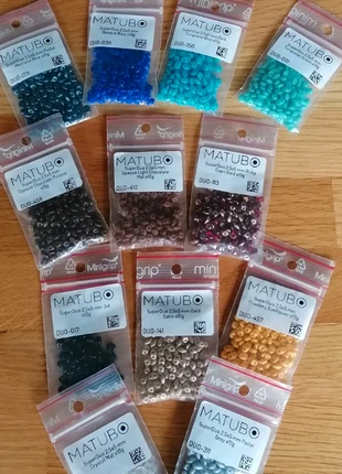 Perles verre Superduo Matubo, marque: matubo, état: Neuf, 5,00 €, 5,95 € Protection acheteurs incluse