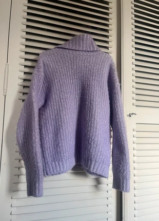 Lila gebreide trui met kraag van Primark, merk: Primark, staat: Goed, maat: 8 jaar / 128 cm, € 1,50, € 2,28 inclusief Kopersbescherming