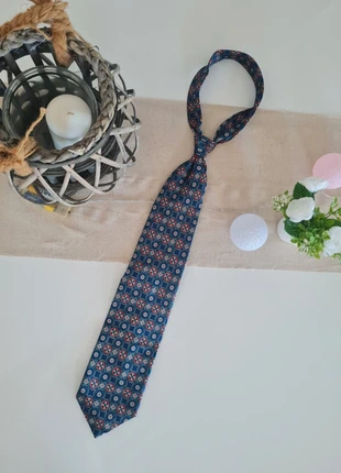 Cravate neuve élégante – Bleu marine et rouge – Motif floral, marque: autre, état: Neuf sans étiquette, 2,99 €, 3,84 € Protection acheteurs incluse