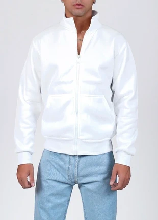 Felpa uomo con zip invernale cotone, bianco. Nuovo con cartellino. Sku300. M., marque: felpa zip bianco, état: Neuf avec étiquette, taille: M, 11,93 €, 13,23 € Protection acheteurs incluse