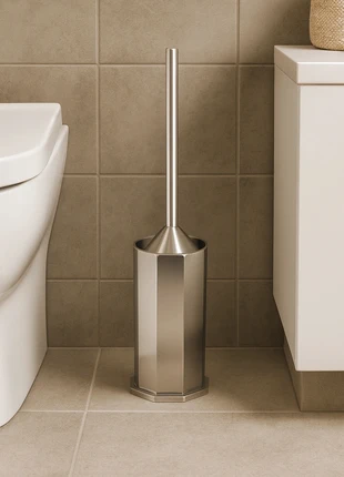 Voici une Magnifique Balayette WC design OTTO Chromé moderne Minimaliste, marca: Otto, estado: Muito bom, €10.00, €11.20 inclui Proteção do Comprador