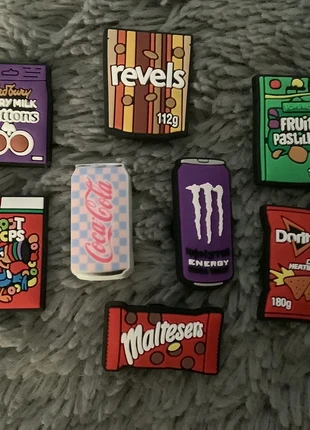 X8 New croc Jibitz shoe charms food sweets chocolate, brand: Croc., condition: New without tags, size: 1 junior | EU 33, £5.95, £6.73 includes Buyer Protection