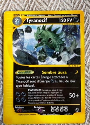 Carte Pokémon Tyranocif, brand: Pokémon, condition: Very good, €40.00, €42.70 includes Buyer Protection
