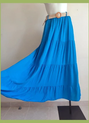 Falda larga con cinturón 😍, marque: Boutique De La Femme, état: Très bon état, taille: Taille unique, 13,00 €, 14,35 € Protection acheteurs incluse