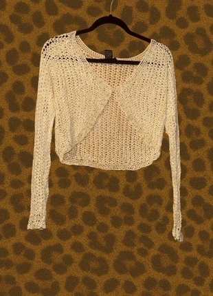 Rare Vintage Hand-Crochet Cardigan with Silver Beads and bell sleeves, brand: Rare, condition: Good, size: S / UK 8-10, £12.00, £13.30 includes Buyer Protection