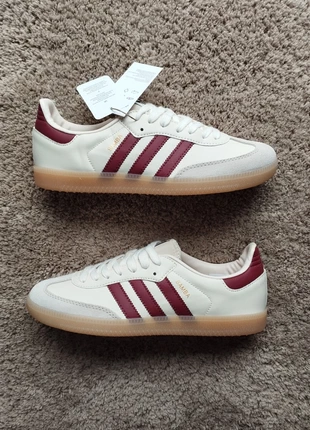 Adidas Samba OG White & Bordeaux - 41 ⅓, marque: adidas, état: Neuf avec étiquette, taille: 41,5, 60,00 €, 63,70 € Protection acheteurs incluse