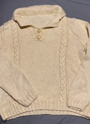 Pull grosses mailles tressées y2k vintage sweater vintage coquette old money, brand: Vintage Dressing, condition: Very good, size: M, €35.00, €37.45 includes Buyer Protection