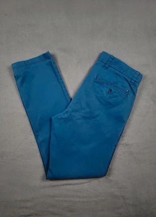 Chino Tommy Hilfiger Bleu Logo Brodé Taille 40 - W30L30 Homme Coton Très Bon État #22, brand: Tommy Hilfiger, condition: Very good, size: W30, €17.99, €19.59 includes Buyer Protection