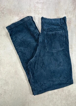 Pantalon En Velours Côtelé / Corduroy denverhayes corduroy bleu marine, coupe ample taille W30 L34, marca: Vintage Dressing, estado: Muy bueno, tamaño: W30 | ES 40, 7,00 €, 8,05 € Protección al comprador Pro incluida