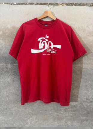 Vintage thailand Coca Cola merch t shirt, brand: Coca-Cola, condizioni: Ottime, taglia: L, €18.00, €19.60 include la Protezione acquisti