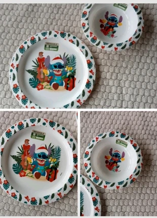 2 assiettes noël Stitch, brand: Stitch, condizioni: Nuovo con cartellino, taglia: 4 anni / 104 cm, €5.00, €5.95 include la Protezione acquisti Pro