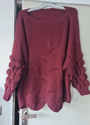 Pull chaud bordeaux en maille Taille unique, marke: Made In Italy, zustand: Sehr gut, größe: Einheitsgröße, 6,00 €, 7,00 € inklusive Vinted-Käuferschutz