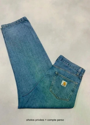 Jean Carhartt wip Bleu clair Large Baggy modèle Landon Pant Denim - Taille M w33 #989, marque: Carhartt, état: Très bon état, taille: M, 49,00 €, 52,15 € Protection acheteurs incluse