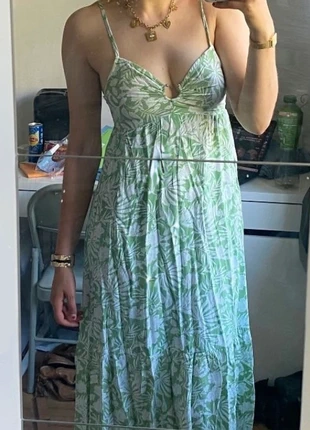 Boho green summerdress, merk: Cider, staat: Heel goed, maat: S / 36 / 8, € 11,99, € 13,29 inclusief Kopersbescherming