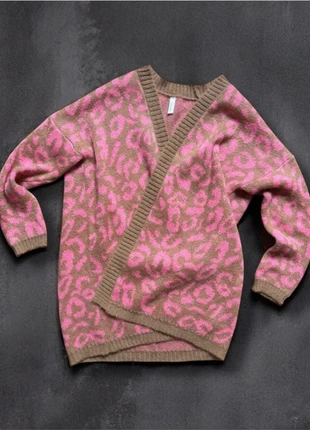 Cardigan donna fantasia leopardata rosa/marrone | Taglia M, brand: Fashion, condizioni: Ottime, taglia: M / IT 42 / EU 38, €10.00, €11.20 include la Protezione acquisti