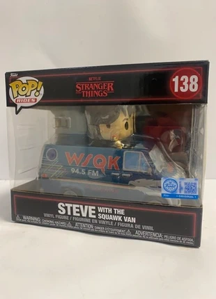 Funko POP! Stanger Things - Steve with the Squawk Van 138, marca: Funko, estado: Novo com etiquetas, tamanho: 3 anos / 98 cm, €28.90, €31.05 inclui Proteção do Comprador Pro