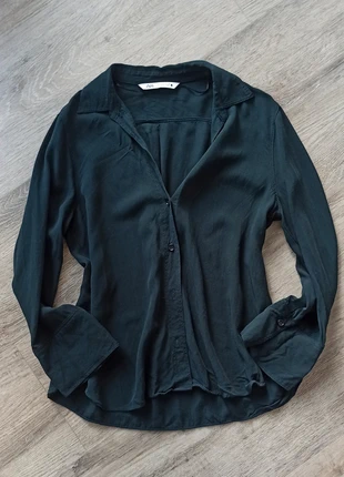 Zara deep green shirt, brand: Zara, condizioni: Ottime, taglia: M / IT 42 / EU 38, €6.00, €7.00 include la Protezione acquisti
