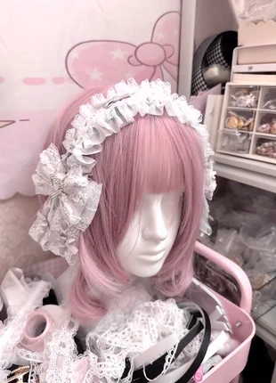 Lizlisa headband Lolita handmade jiraikei, brand: Liz Lisa, condizioni: Nuovo senza cartellino, €35.00, €37.45 include la Protezione acquisti