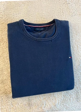 Pull Col rond Tommy Hilfiger marine / Taille XXL, marca: Tommy Hilfiger, estado: Bom, tamanho: XXL, €16.00, €17.50 inclui Proteção do Comprador Pro